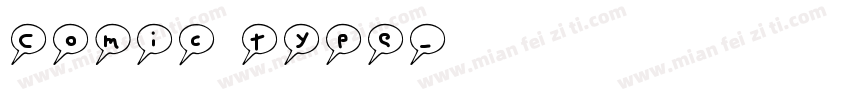 Comic Type字体转换